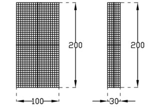 Gabion hoofdmat 100x200 cm - Afbeelding 2