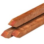 Piket 6x6x75 cm hardhout