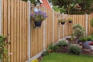 Tussen-Betonpaal 280 cm wit/grijs - Afbeelding 2