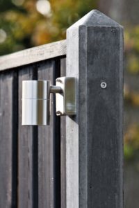 Betonpaal met kabeldoorvoer 280 cm antraciet gecoat - Afbeelding 2