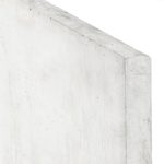 Onderplaat, wit/grijs, 184 cm