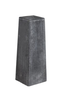 Betonpoer 20x20x50 cm (M20) deluxe antraciet
