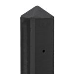 Eind-Betonpaal Geul 280 cm antraciet gecoat