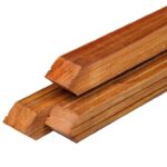 Tuinhekpaal 8,5x8,5x135 cm hardhout geschaafd