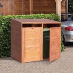 Hardhouten containerberging dubbel
