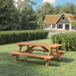 Hardhouten picknicktafel Business
