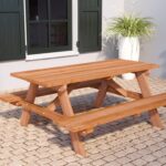 Hardhouten picknicktafel Comfort