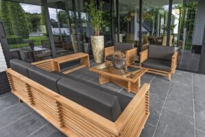 Teak  2-zits Bank Riverside - Afbeelding 3