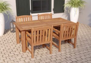 Teak Tafel Modern