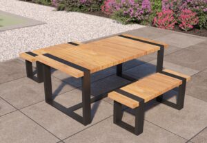 Teak Tuinset Wellington - Afbeelding 2