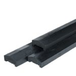 Afdeklat zwart piramide (3 planks)