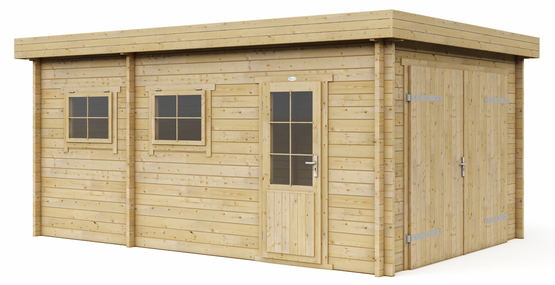 3755m Platdak Garage 3755M 375x550 cm - Afbeelding 1