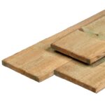 Plank 2x20x400 cm fijnbezaagd