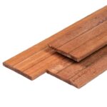 Plank 1,4x14 cm hardhout