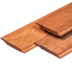 Rabatplank 1,6x14 cm hardhout