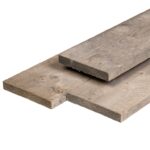 Steigerplank Zilvergrijs 2,9x19 cm