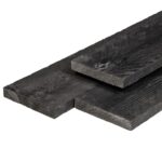 Steigerplank zwart 2,9x19 cm