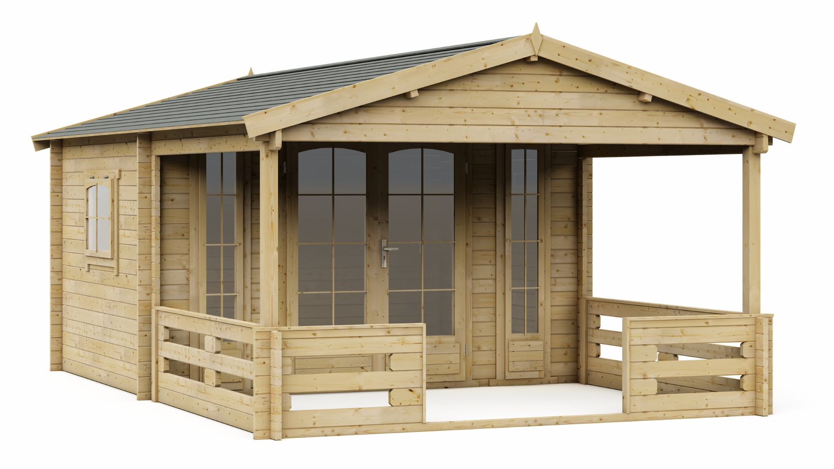 3830l Blokhut 3830L 380x570 cm - Afbeelding 1