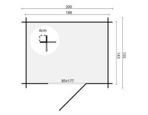 IRINA 200x155 cm - Afbeelding 2