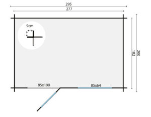 STEN 295x200 cm - Afbeelding 2