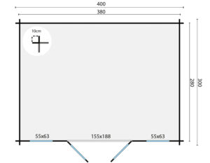 JUHA 400x300 cm - Afbeelding 2