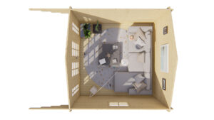 SOREN 380x380+150 cm - Afbeelding 5