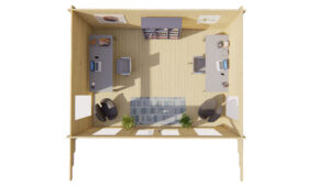 TUINKAMER YORICK 500x380+120 cm - Afbeelding 5
