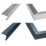 Aluminium buitenhoek daktrim 4,5x4,5x50 cm