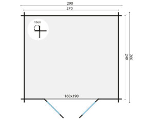 MILA 290x260 cm - Afbeelding 2