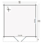 GUNDA 400x400+40 cm - Afbeelding 2