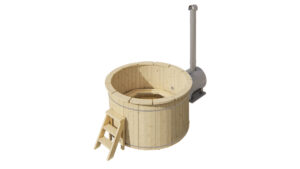 Hottub vuren - 200 cm - externe kachel - Afbeelding 2