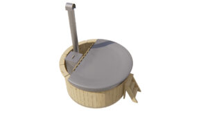 Hottub vuren - 200 cm - interne kachel - Afbeelding 3