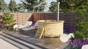 Hottub vuren - 200 cm - interne kachel