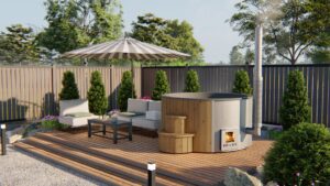 Hottub deluxe thermowood - 200 cm