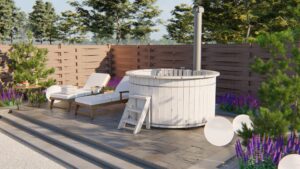 Hottub vuren - 200 cm - interne kachel - Afbeelding 5