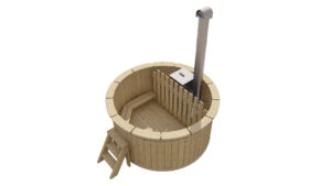 Hottub vuren - 200 cm - interne kachel - Afbeelding 2