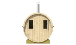 Saunabarrel Thermowood Ø205x250/300 cm - Afbeelding 5