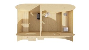 Sauna Oval - Afbeelding 5