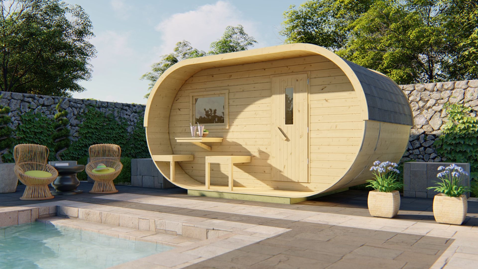 43x7025-P03_1920x1920 Sauna Oval - Afbeelding 1