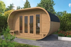 Camping OVAL / Home office 405x400 cm