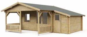 Blokhut 4x3+2Z 595x545 cm - Afbeelding 3