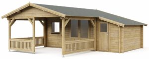Blokhut 4x3+3Z 595x645 cm - Afbeelding 3