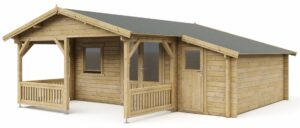 Blokhut 4x4+2Z 595x665 cm - Afbeelding 3