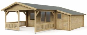 Blokhut 4x4+3Z 595x745 cm - Afbeelding 3
