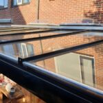 Veranda muuraanbouw met glas