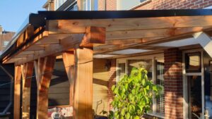 Veranda muuraanbouw met glas - Afbeelding 5