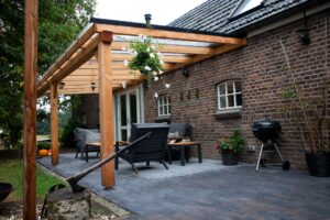 Veranda muuraanbouw met glas - Afbeelding 3
