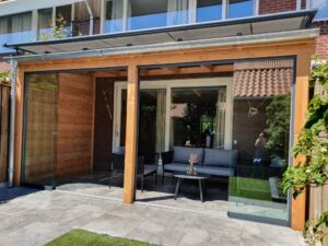 Veranda muuraanbouw met glas - Afbeelding 8