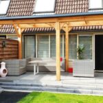 Veranda XL vrijstaand met glas