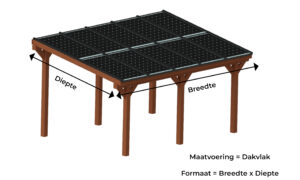 Solar Veranda / Carport  vrijstaand DDS50V - Afbeelding 9